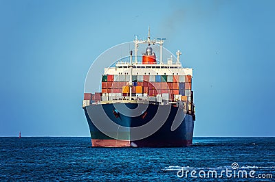 Container ship Stock Photo