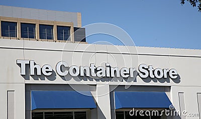 Container Store Franchise Editorial Stock Photo