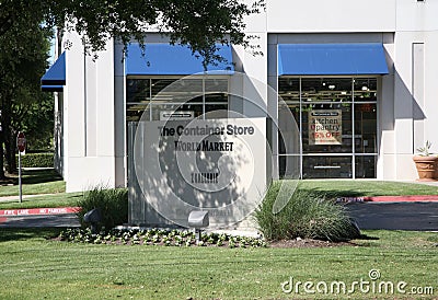 Container Store at the World Market Editorial Stock Photo