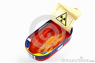 Contaminated fish Stock Photo