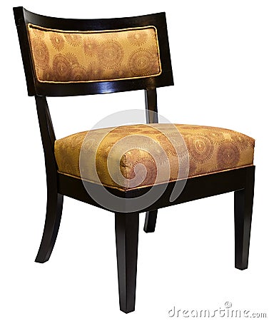 Contemporary Accent Living Room Chair Stock Photo