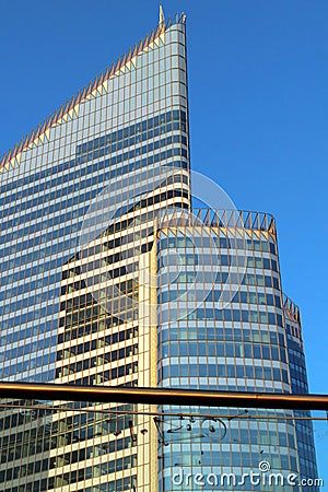 Offices building Paris La defense business district Editorial Stock Photo