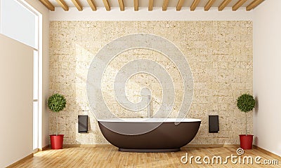 Contemporary bathroom Stock Photo