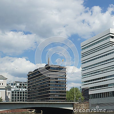 Contemporary buildings in the HafenCity Hamburg - Germany - Europa Editorial Stock Photo