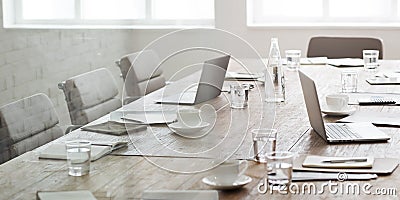 Contemporary Business Wireless Technology Wooden Concept Stock Photo