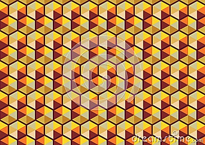 Contemporary geometric pattern .repeated triangles ornament. Illustration design Stock Photo