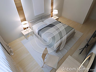 Contemporary hotel apartment Stock Photo