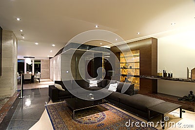 Contemporary loft Stock Photo