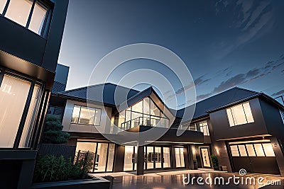 contemporary style modern business open spacetools genrated Stock Photo