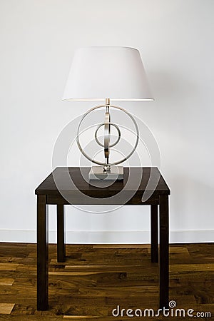 contemporary table lamp Stock Photo