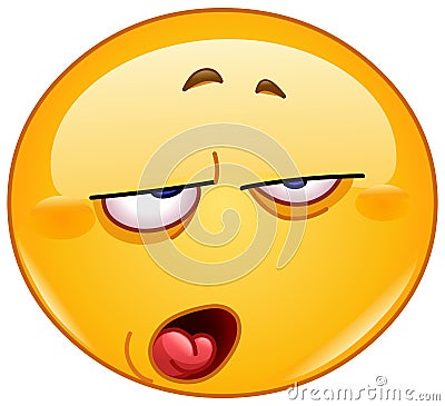 Contempt emoticon Vector Illustration