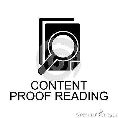 content check icon. Element of seo and development icon with name for mobile concept and web apps. Detailed content check icon can Stock Photo