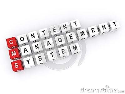 Content management system Stock Photo