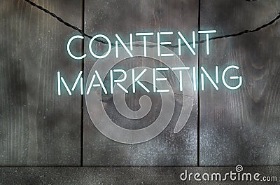 Content marketing Stock Photo