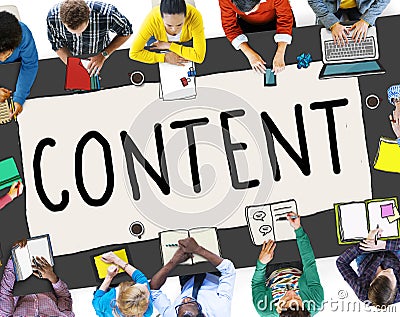 Content Social Media Networking Connection Concept Stock Photo