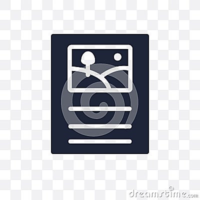 Content transparent icon. Content symbol design from SEO collect Vector Illustration