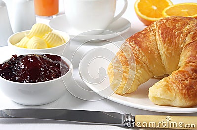 Continental Breakfast Stock Photo