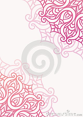 Continental retro mandala background with gradient Vector Illustration