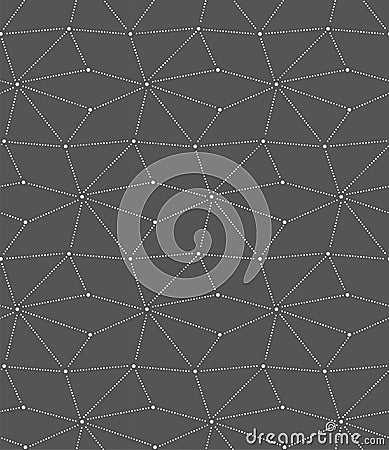 Continuous Fabric Graphic Geo Art Pattern. Repeat Linear Vector, Web Texture Texture. Seamless Ornament Technology, Repetition Vector Illustration