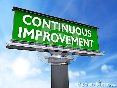 Continuous improvement Stock Photo