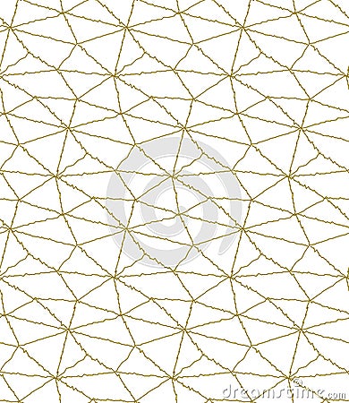 Continuous Modern Vector Web Design Texture. Seamless Ornate Graphic, Rhombus Plexus Pattern. Repetitive Linear Cell, Art Vector Illustration