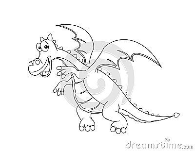 Contour of the Dragon Vector Illustration