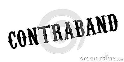 Contraband rubber stamp Vector Illustration