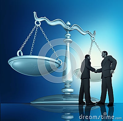 Contract Agreement Stock Photo