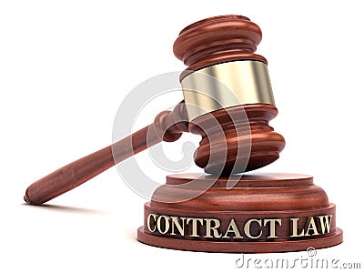 Contract Law Stock Photo
