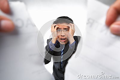 Contract refusal or rejection Stock Photo