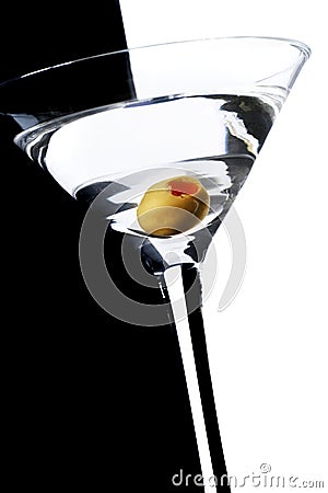 Contrast Martini Stock Photo