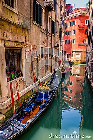 Contrasts in Venice Editorial Stock Photo