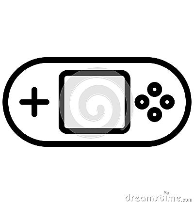 Control pad Isolated Vector Icon which can easily modify or edit Vector Illustration