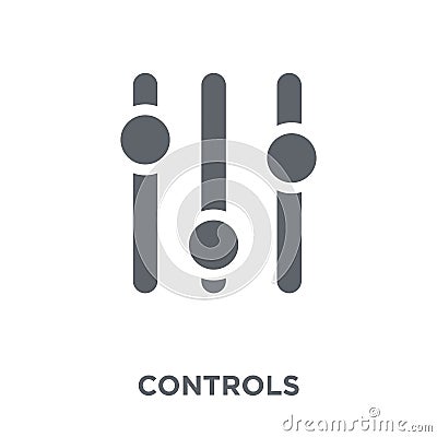 Controls icon from Arcade collection. Vector Illustration