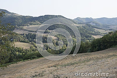 Contryside italian panorama view Stock Photo