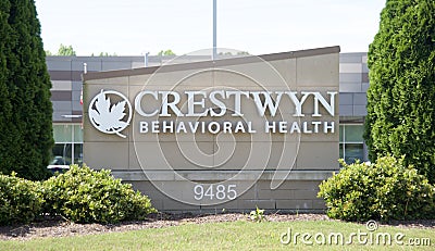 Crestwyn Behavioral Health, Memphis, TN Editorial Stock Photo