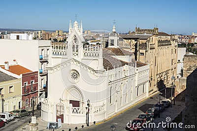 Convent of the Adorers Mothers, Badajoz, Spain Editorial Stock Photo