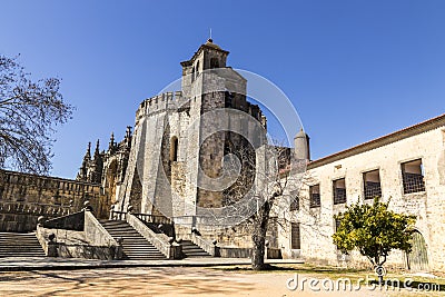 Convent of Christ, Tomar, Portugal Editorial Stock Photo