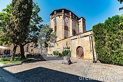 Convent and museum Las Ursulas In Salamanca Spain. Franciscan female convent located in the city of Salamanca Editorial Stock Photo