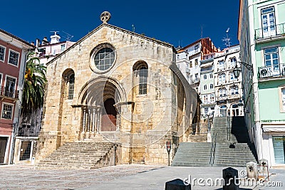 Convent of Poor Clares in Coimbra in summer Stock Photo