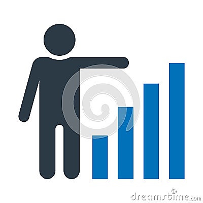 Convention, growth Vector Icon which can easily modify Vector Illustration