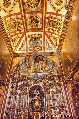 Convento de Santa Teresa Basilica Altar Avila Castile Spain Editorial Stock Photo