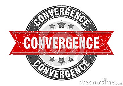 convergence stamp Vector Illustration