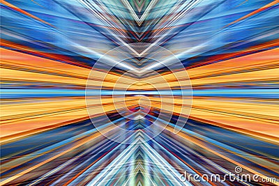 Converging Light Blur Background Stock Photo