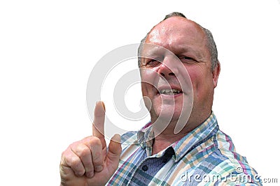 Conversation gesture. Stock Photo