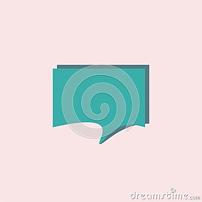 conversation symbol chat ballon icon communication speech bubble comic talk illustration Cartoon Illustration