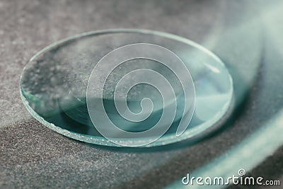 A convex lens Stock Photo