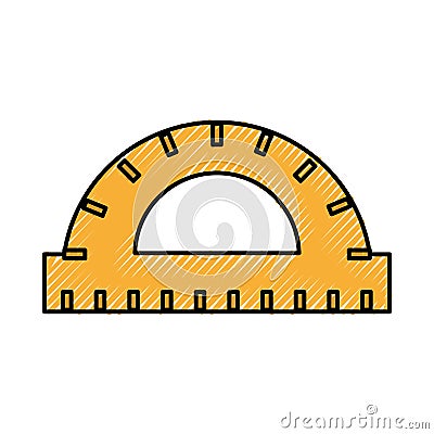 Conveyor instruments measure grades Vector Illustration