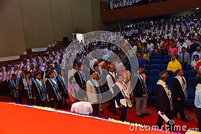 Convocation in the SVNIT Surat Editorial Stock Photo