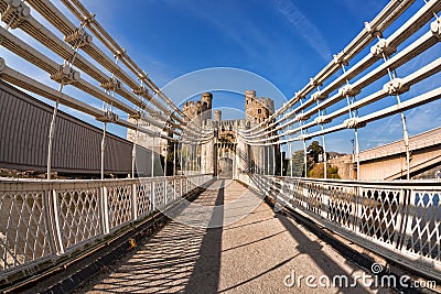 Conwy Castle in Wales, United Kingdom, series of Walesh castles Stock Photo